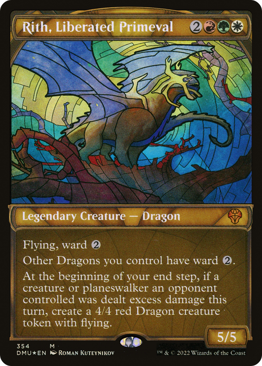 Rith, Liberated Primeval (DMU-354) - Dominaria United: (Showcase) Foil - Premium MTG Single from Wizards of the Coast - Just $1.67! Shop now at Game Crave Tournament Store