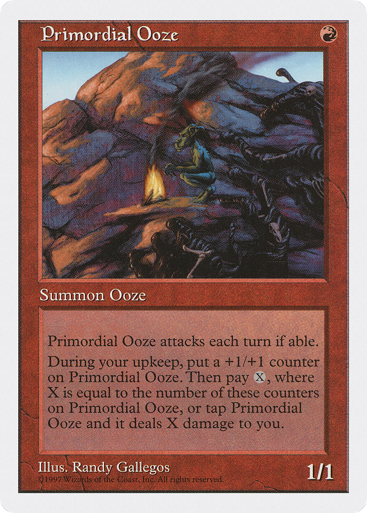 Primordial Ooze (5ED-261) - Fifth Edition - Premium MTG Single from Wizards of the Coast - Just $0.08! Shop now at Game Crave Tournament Store