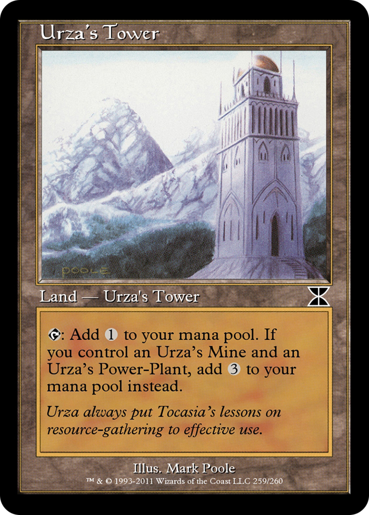 Urza's Tower (ME4-259C) - Masters Edition IV - Premium MTG Single from Wizards of the Coast - Just $0! Shop now at Game Crave Tournament Store