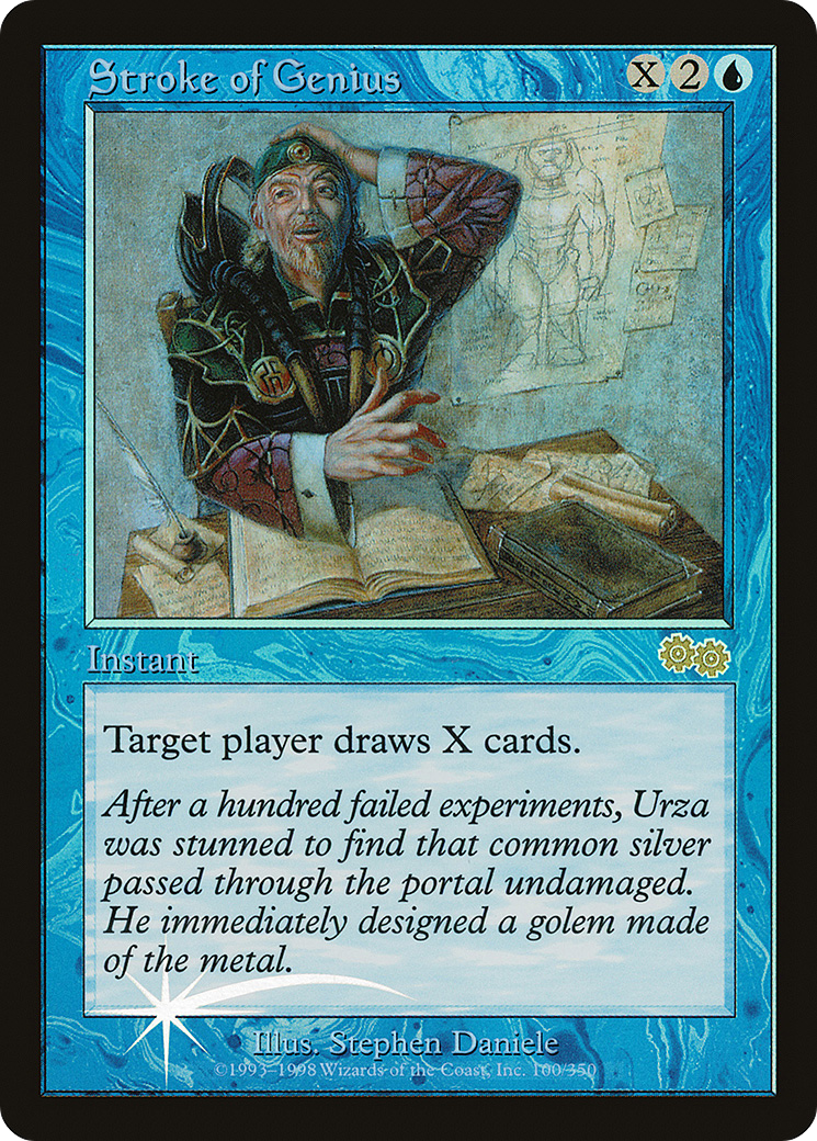 Stroke of Genius (JGP-002) - Judge Gift Cards 1998 Foil - Premium MTG Single from Wizards of the Coast - Just $6.81! Shop now at Game Crave Tournament Store