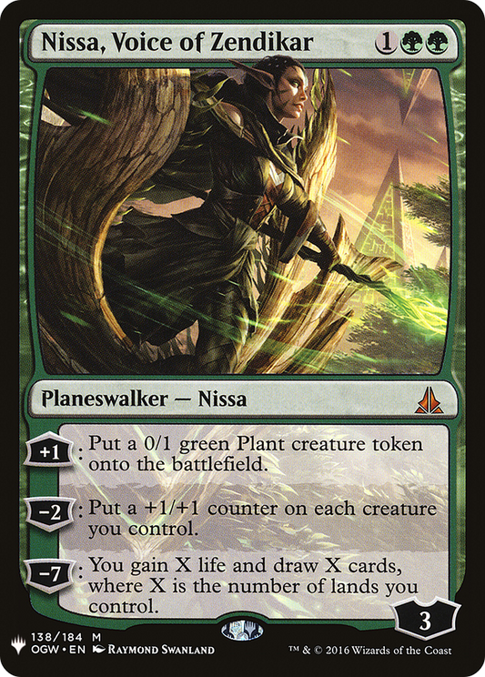 Nissa, Voice of Zendikar (MB1-1281) - Mystery Booster - Premium MTG Single from Wizards of the Coast - Just $0.63! Shop now at Game Crave Tournament Store