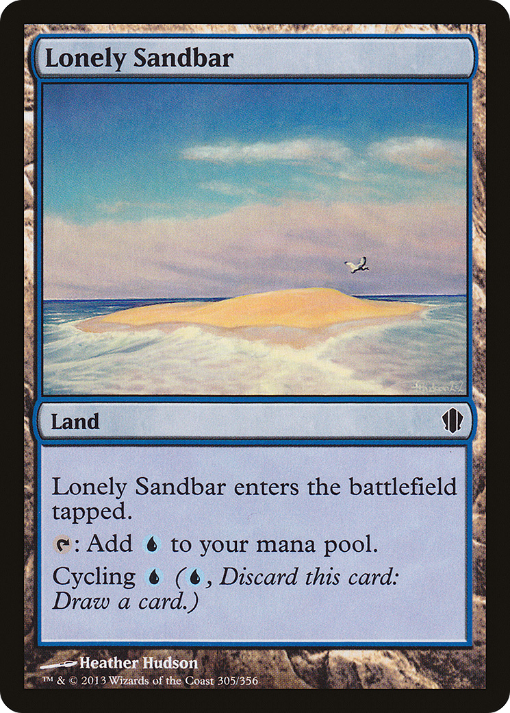 Lonely Sandbar (C13-305) - Commander 2013 - Premium MTG Single from Wizards of the Coast - Just $0.08! Shop now at Game Crave Tournament Store