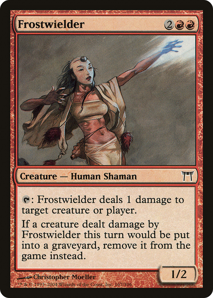 Frostwielder (CHK-167) - Champions of Kamigawa Foil - Premium MTG Single from Wizards of the Coast - Just $0.08! Shop now at Game Crave Tournament Store