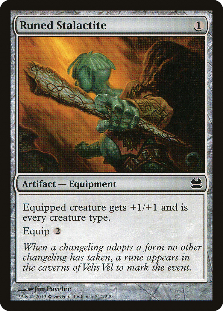 Runed Stalactite (MMA-214) - Modern Masters Foil - Premium MTG Single from Wizards of the Coast - Just $0.10! Shop now at Game Crave Tournament Store