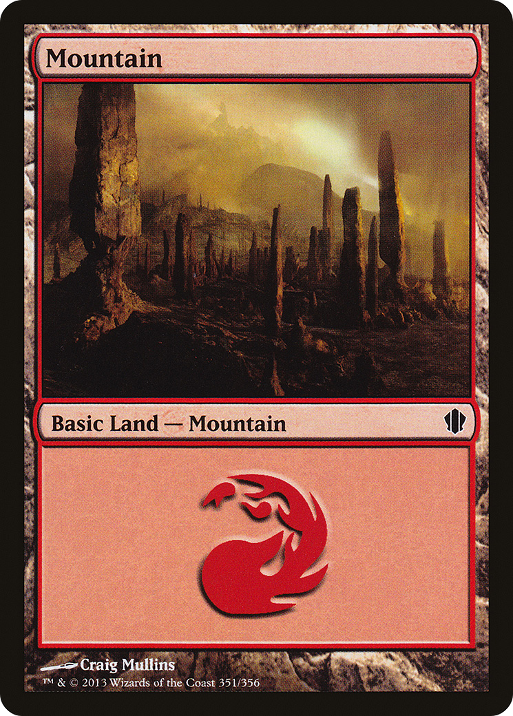 Mountain (C13-351) - Commander 2013 - Premium MTG Single from Wizards of the Coast - Just $0.08! Shop now at Game Crave Tournament Store