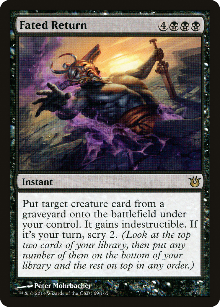 Fated Return (BNG-069) - Born of the Gods - Premium MTG Single from Wizards of the Coast - Just $0.08! Shop now at Game Crave Tournament Store