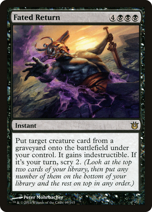 Fated Return (BNG-069) - Born of the Gods - Premium MTG Single from Wizards of the Coast - Just $0.08! Shop now at Game Crave Tournament Store