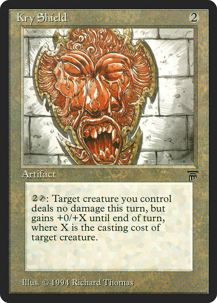 Kry Shield (LEG-282) - Legends - Premium MTG Single from Wizards of the Coast - Just $0.35! Shop now at Game Crave Tournament Store