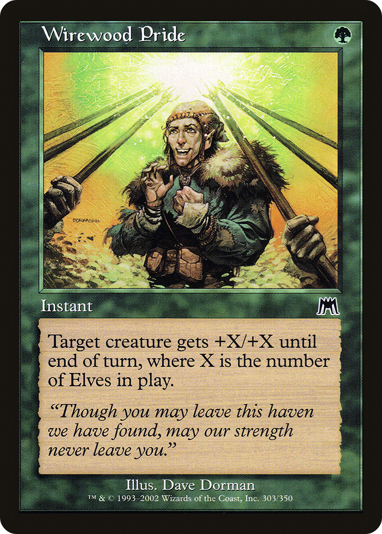 Wirewood Pride (ONS-303) - Onslaught - Premium MTG Single from Wizards of the Coast - Just $0.08! Shop now at Game Crave Tournament Store