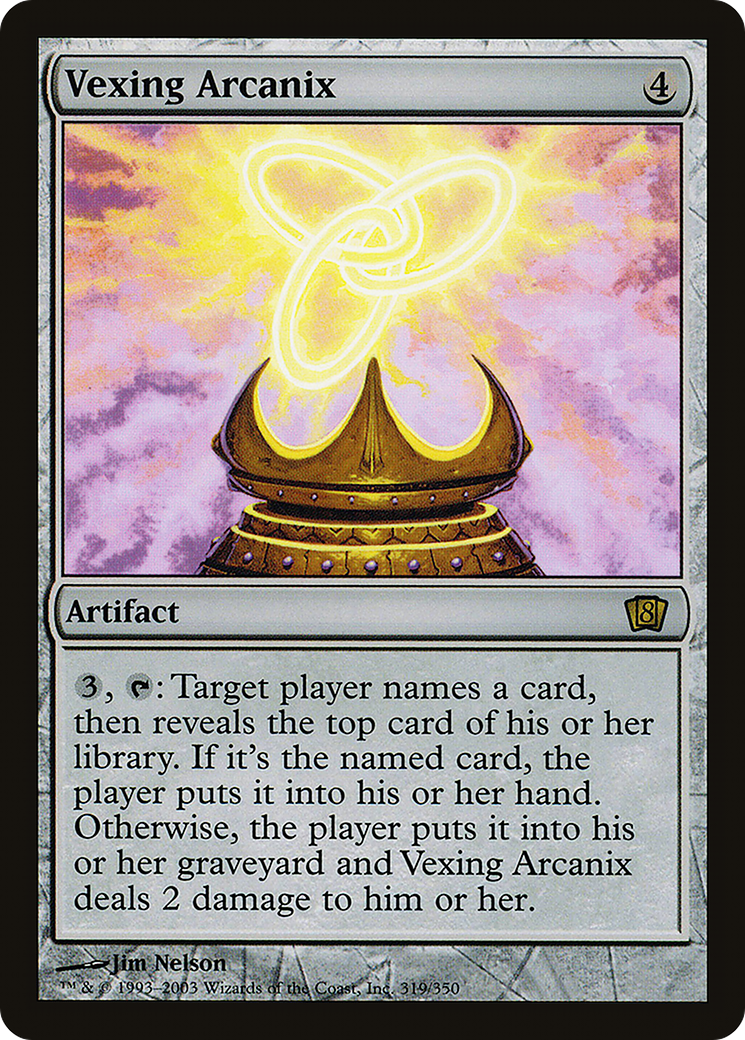 Vexing Arcanix (8ED-319★) - Eighth Edition Foil - Premium MTG Single from Wizards of the Coast - Just $0.23! Shop now at Game Crave Tournament Store