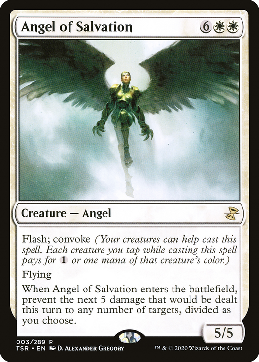 Angel of Salvation (TSR-003) - Time Spiral Remastered Foil - Premium MTG Single from Wizards of the Coast - Just $0.09! Shop now at Game Crave Tournament Store