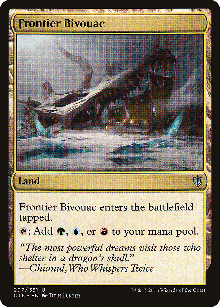 Frontier Bivouac (C16-297) - Commander 2016 - Premium MTG Single from Wizards of the Coast - Just $0.33! Shop now at Game Crave Tournament Store