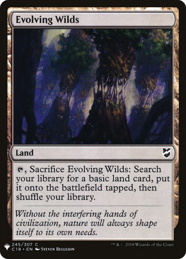 Evolving Wilds (MB1-1665) - Mystery Booster - Premium MTG Single from Wizards of the Coast - Just $2.50! Shop now at Game Crave Tournament Store