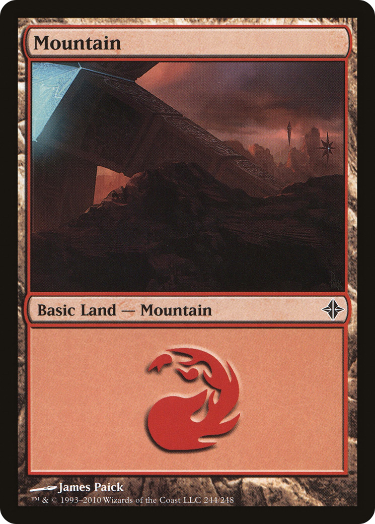 Mountain (ROE-244) - Rise of the Eldrazi - Premium MTG Single from Wizards of the Coast - Just $0.25! Shop now at Game Crave Tournament Store