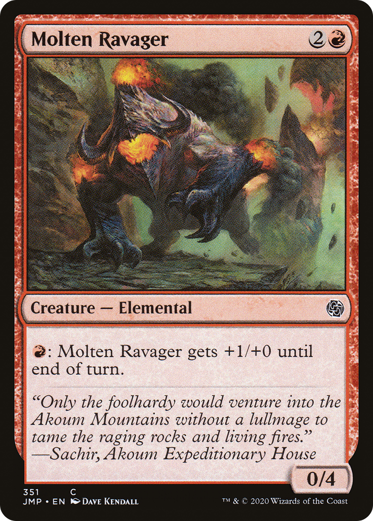 Molten Ravager (JMP-351) - Jumpstart - Premium MTG Single from Wizards of the Coast - Just $0.25! Shop now at Game Crave Tournament Store