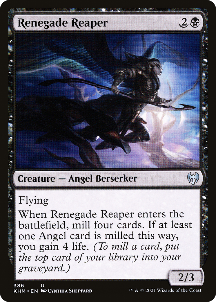 Renegade Reaper (KHM-386) - Kaldheim - Premium MTG Single from Wizards of the Coast - Just $0.26! Shop now at Game Crave Tournament Store