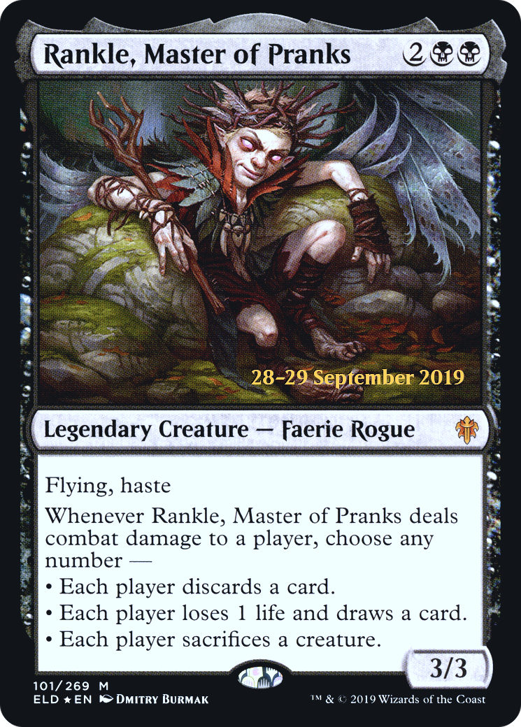 Rankle, Master of Pranks (PELD-101S) - Throne of Eldraine Promos Foil - Premium MTG Single from Wizards of the Coast - Just $4.55! Shop now at Game Crave Tournament Store