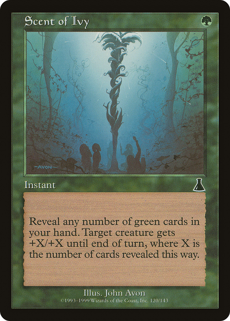 Scent of Ivy (UDS-120) - Urza's Destiny Foil - Premium MTG Single from Wizards of the Coast - Just $1.14! Shop now at Game Crave Tournament Store
