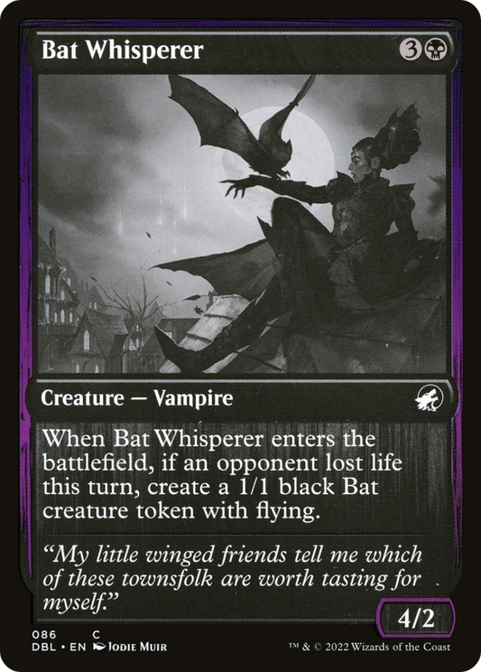 Bat Whisperer (DBL-086) - Innistrad: Double Feature - Premium MTG Single from Wizards of the Coast - Just $0.08! Shop now at Game Crave Tournament Store