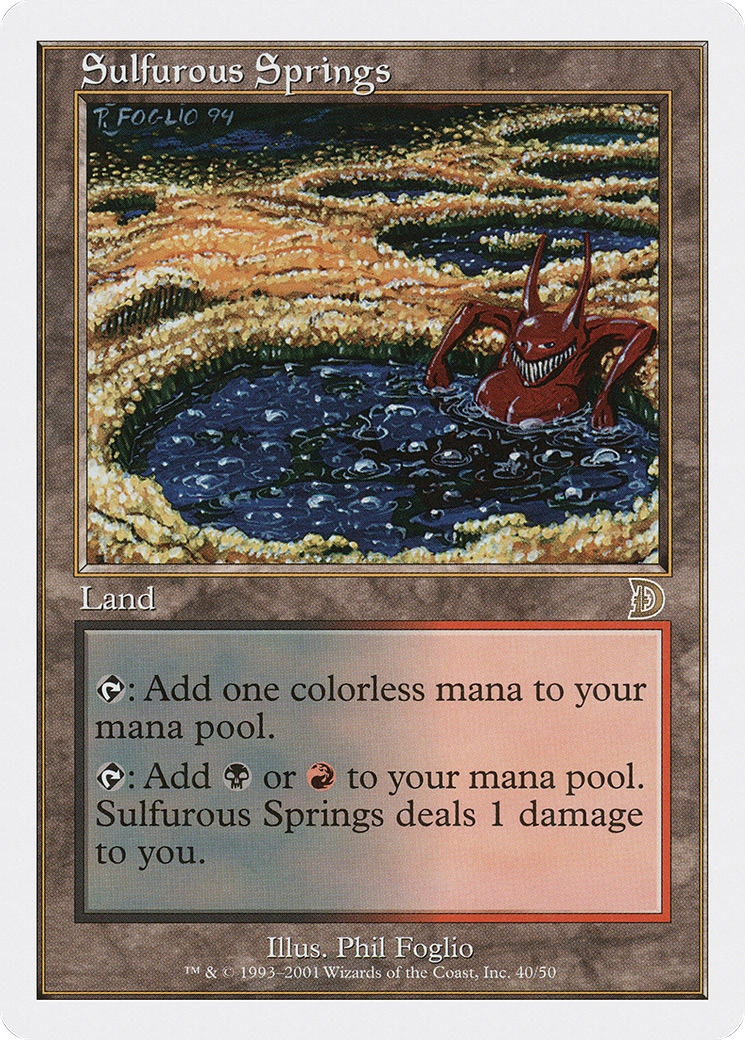 Sulfurous Springs (DKM-040) - Deckmasters - Premium MTG Single from Wizards of the Coast - Just $1.44! Shop now at Game Crave Tournament Store