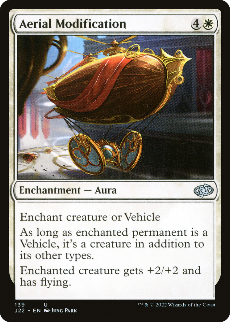 Aerial Modification (J22-139) - Jumpstart 2022 - Premium MTG Single from Wizards of the Coast - Just $0.08! Shop now at Game Crave Tournament Store