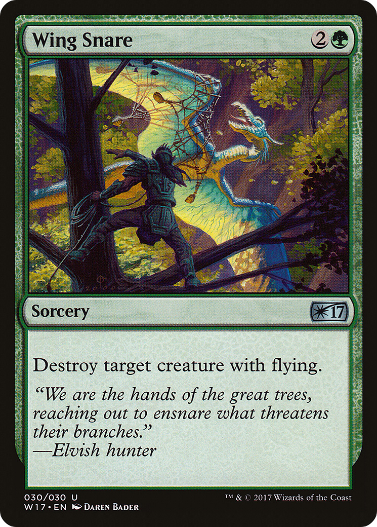 Wing Snare (W17-030) - Welcome Deck 2017 - Premium MTG Single from Wizards of the Coast - Just $0.08! Shop now at Game Crave Tournament Store