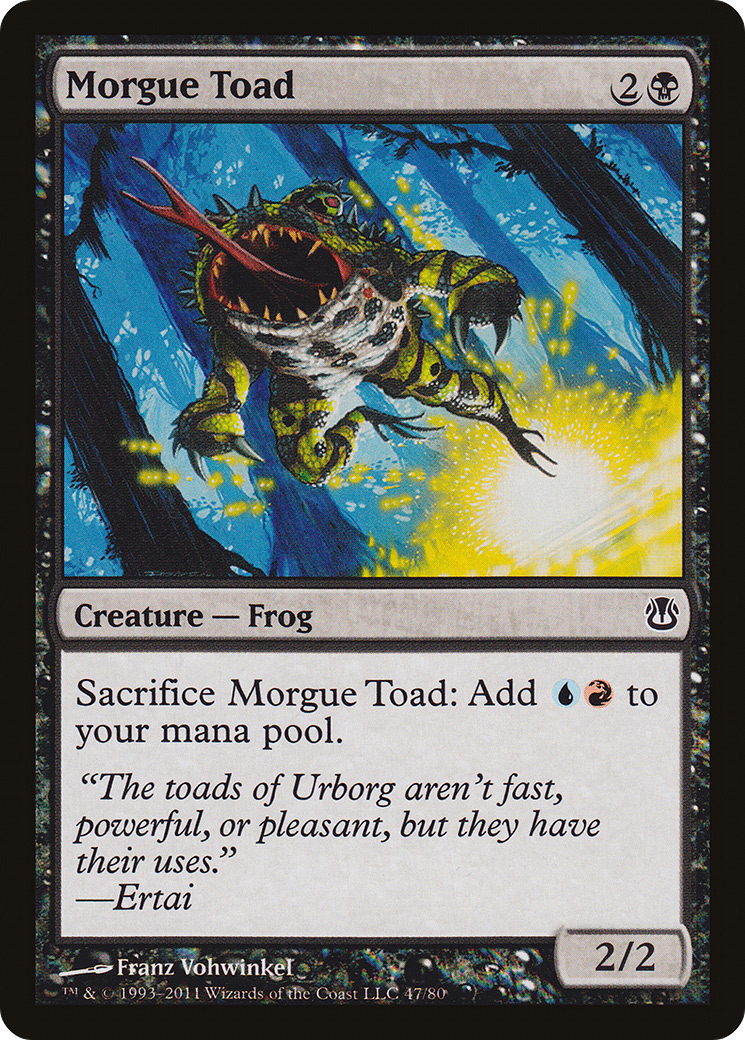 Morgue Toad (DDH-047) - Duel Decks: Ajani vs. Nicol Bolas - Premium MTG Single from Wizards of the Coast - Just $0.08! Shop now at Game Crave Tournament Store