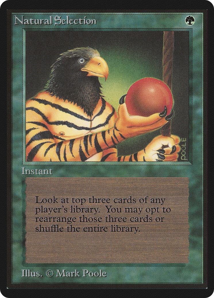 Natural Selection (LEB-213) - Limited Edition Beta - Premium MTG Single from Wizards of the Coast - Just $84! Shop now at Game Crave Tournament Store
