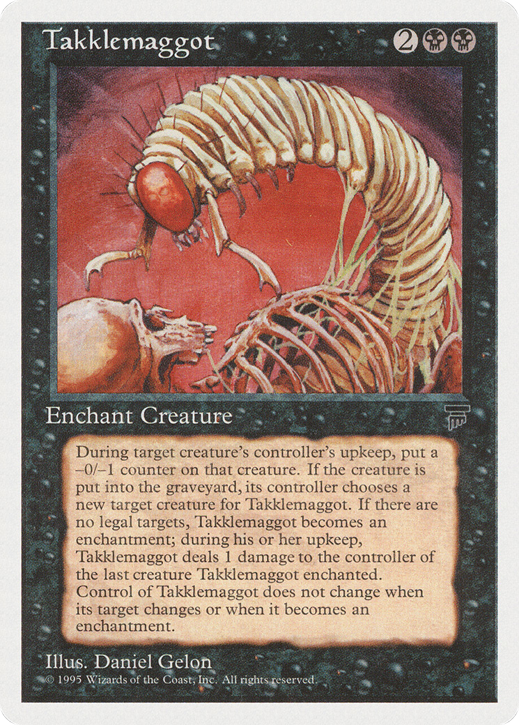 Takklemaggot (CHR-037) - Chronicles - Premium MTG Single from Wizards of the Coast - Just $0.25! Shop now at Game Crave Tournament Store