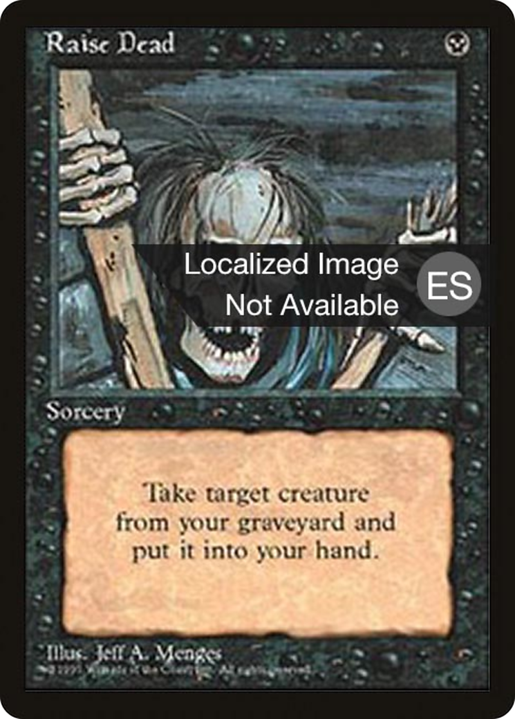 Raise Dead (4BB-156) - Fourth Edition Foreign Black Border - Premium MTG Single from Wizards of the Coast - Just $0.36! Shop now at Game Crave Tournament Store