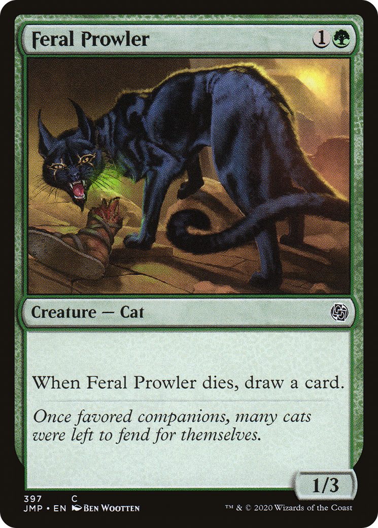 Feral Prowler (JMP-397) - Jumpstart - Premium MTG Single from Wizards of the Coast - Just $0.18! Shop now at Game Crave Tournament Store