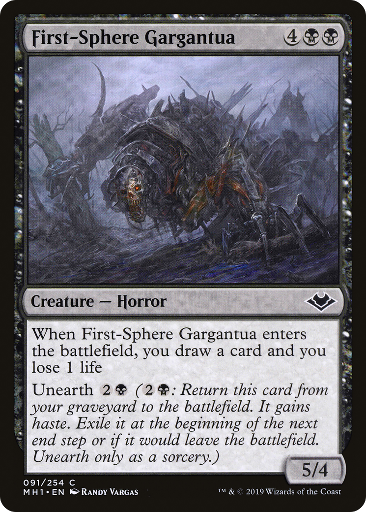 First-Sphere Gargantua (MH1-091) - Modern Horizons - Premium MTG Single from Wizards of the Coast - Just $0.25! Shop now at Game Crave Tournament Store