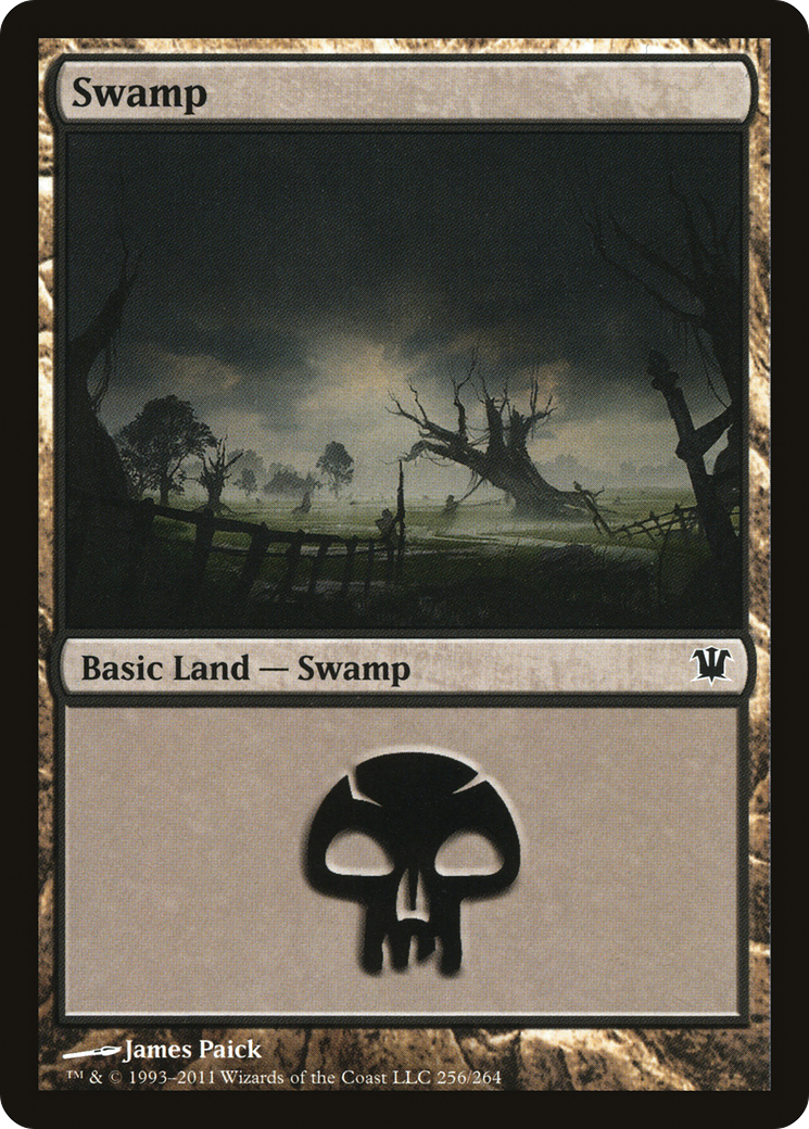 Swamp (ISD-256) - Innistrad - Premium MTG Single from Wizards of the Coast - Just $0.26! Shop now at Game Crave Tournament Store