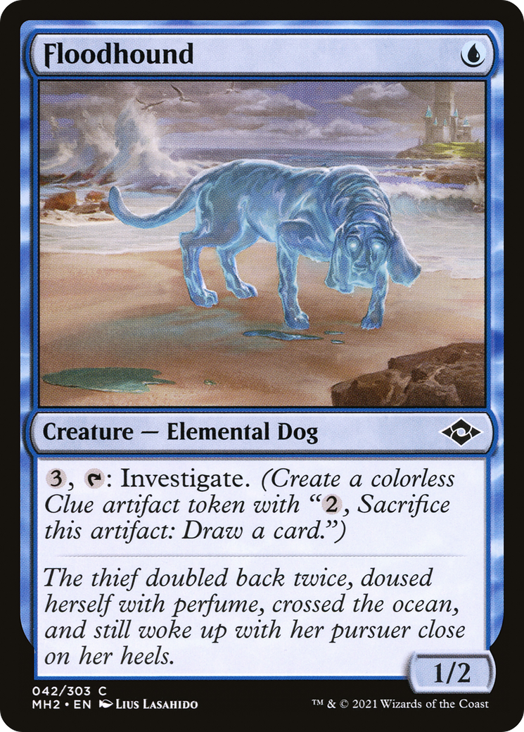 Floodhound (MH2-042) - Modern Horizons 2 - Premium MTG Single from Wizards of the Coast - Just $0.25! Shop now at Game Crave Tournament Store