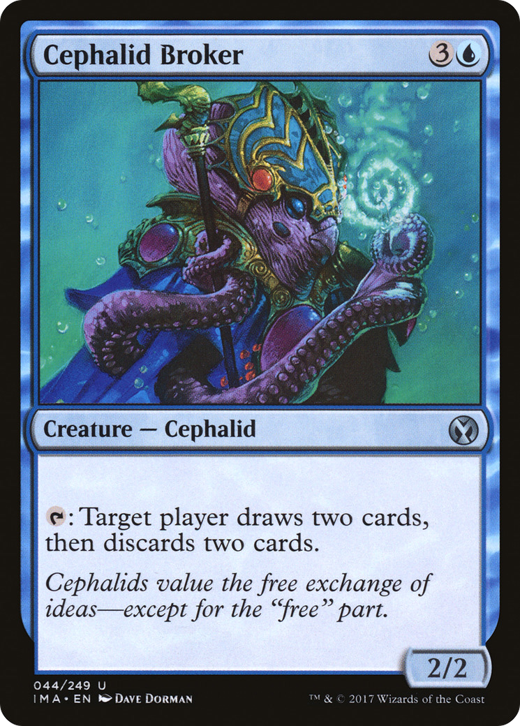 Cephalid Broker (IMA-044) - Iconic Masters - Premium MTG Single from Wizards of the Coast - Just $0.08! Shop now at Game Crave Tournament Store