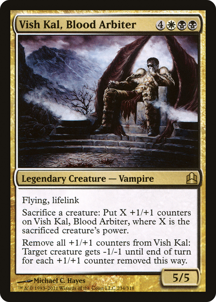 Vish Kal, Blood Arbiter (CMD-234) - Commander 2011 - Premium MTG Single from Wizards of the Coast - Just $0.30! Shop now at Game Crave Tournament Store