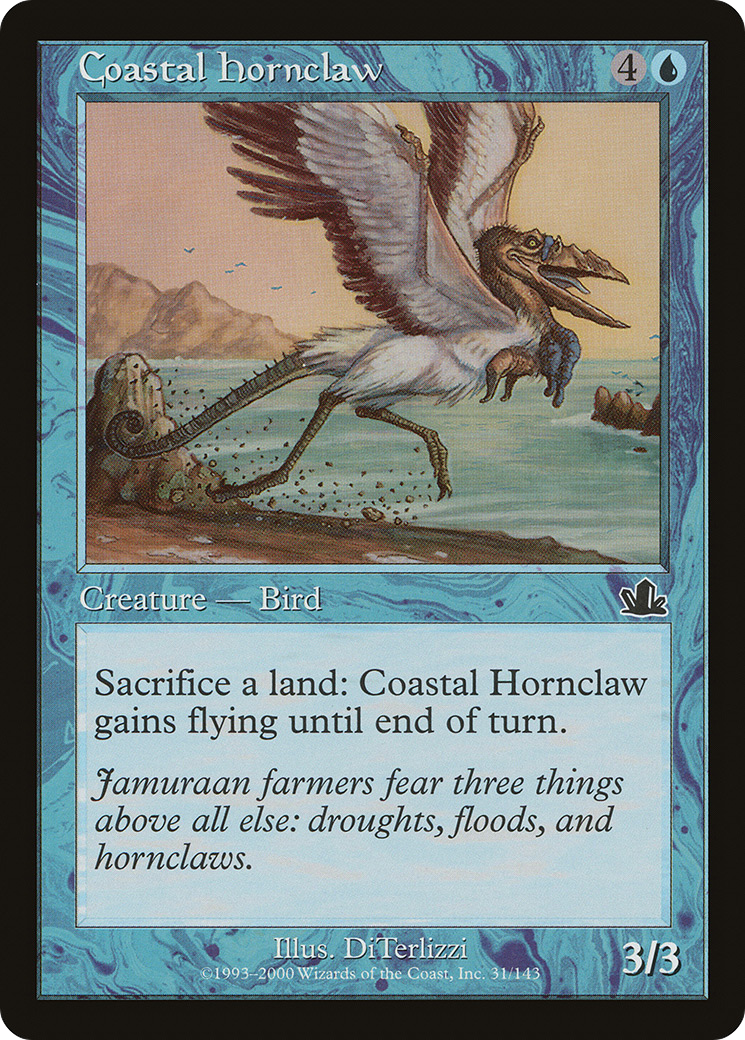 Coastal Hornclaw (PCY-031) - Prophecy Foil - Premium MTG Single from Wizards of the Coast - Just $0.08! Shop now at Game Crave Tournament Store