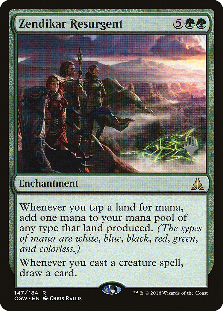 Zendikar Resurgent (POGW-147P) - Oath of the Gatewatch Promos Foil - Premium MTG Single from Wizards of the Coast - Just $6.40! Shop now at Game Crave Tournament Store