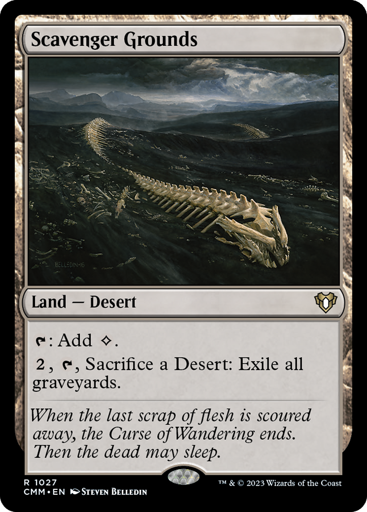 Scavenger Grounds (CMM-1027) - Commander Masters - Premium MTG Single from Wizards of the Coast - Just $0.32! Shop now at Game Crave Tournament Store