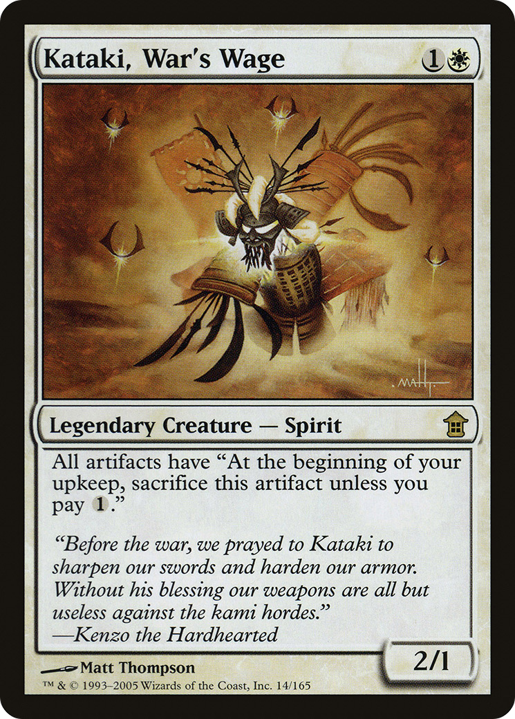 Kataki, War's Wage (SOK-014) - Saviors of Kamigawa - Premium MTG Single from Wizards of the Coast - Just $0.58! Shop now at Game Crave Tournament Store
