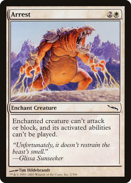 Arrest (MRD-002) - Mirrodin - Premium MTG Single from Wizards of the Coast - Just $0.08! Shop now at Game Crave Tournament Store