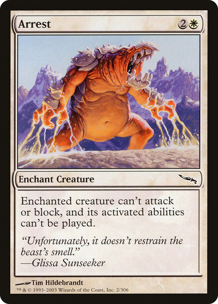 Arrest (MRD-002) - Mirrodin Foil - Premium MTG Single from Wizards of the Coast - Just $0.11! Shop now at Game Crave Tournament Store