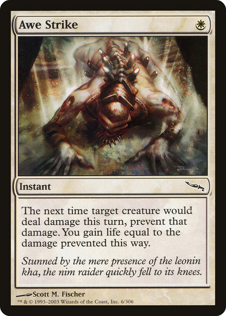 Awe Strike (MRD-006) - Mirrodin Foil - Premium MTG Single from Wizards of the Coast - Just $0.14! Shop now at Game Crave Tournament Store