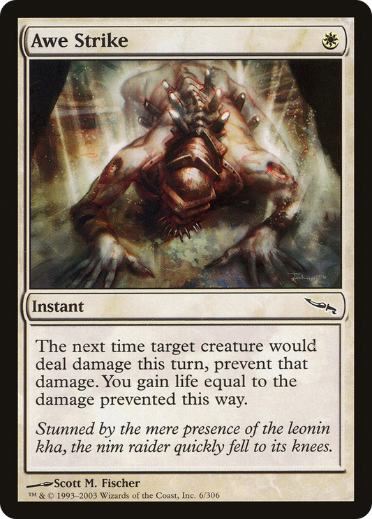 Awe Strike (MRD-006) - Mirrodin Foil - Premium MTG Single from Wizards of the Coast - Just $0.14! Shop now at Game Crave Tournament Store