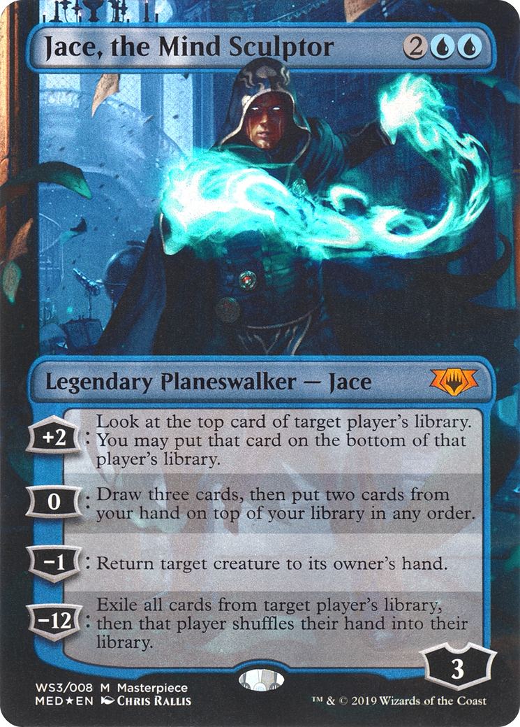 Jace, the Mind Sculptor (MED-WS3) - Mythic Edition (Borderless) Foil - Premium MTG Single from Wizards of the Coast - Just $8.70! Shop now at Game Crave Tournament Store