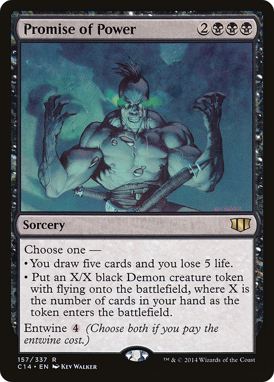 Promise of Power (C14-157) - Commander 2014 - Premium MTG Single from Wizards of the Coast - Just $0.13! Shop now at Game Crave Tournament Store