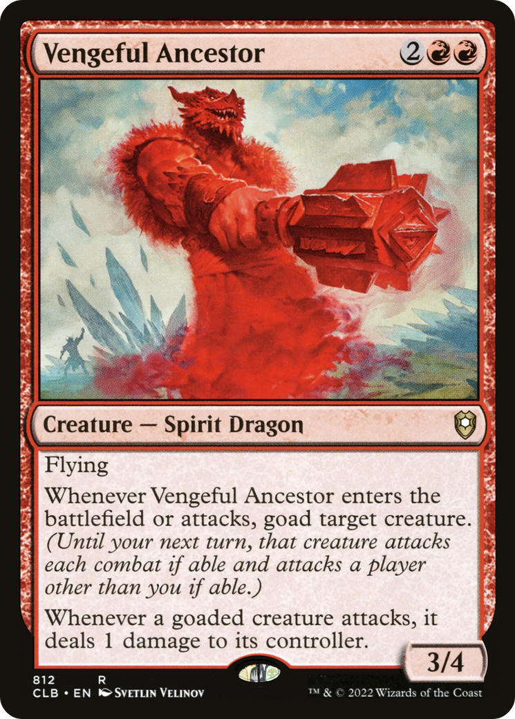 Vengeful Ancestor (CLB-812) - Commander Legends: Battle for Baldur's Gate - Premium MTG Single from Wizards of the Coast - Just $0.16! Shop now at Game Crave Tournament Store