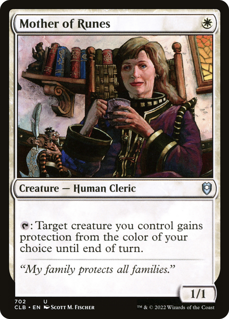 Mother of Runes (CLB-702) - Commander Legends: Battle for Baldur's Gate - Premium MTG Single from Wizards of the Coast - Just $2.26! Shop now at Game Crave Tournament Store