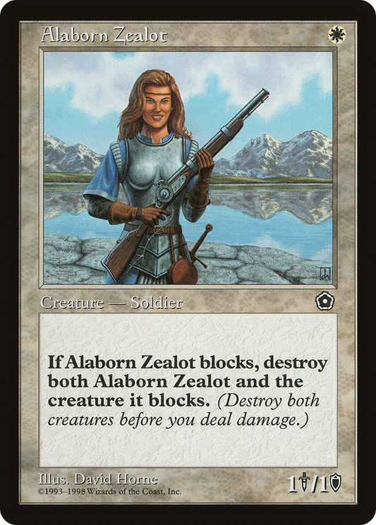 Alaborn Zealot (P02-006) - Portal Second Age - Premium MTG Single from Wizards of the Coast - Just $0.94! Shop now at Game Crave Tournament Store