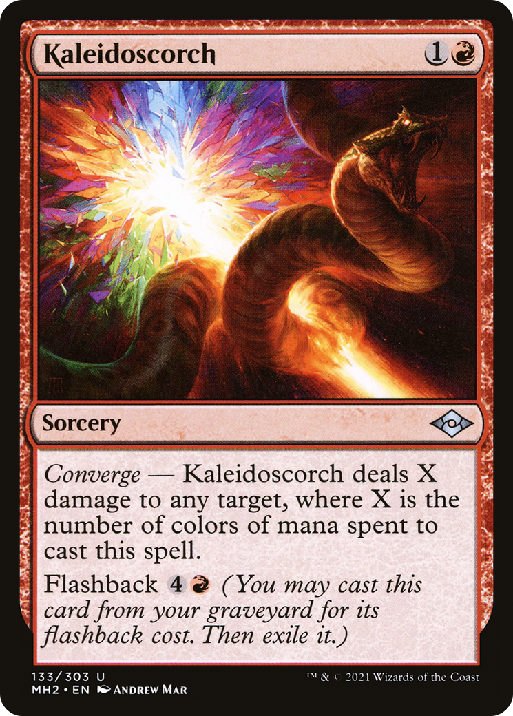 Kaleidoscorch (MH2-133) - Modern Horizons 2 - Premium MTG Single from Wizards of the Coast - Just $0.25! Shop now at Game Crave Tournament Store